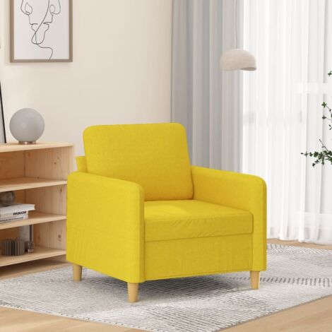 Fauteuil-Chaise de relaxation-Fauteuil Relax Jaune clair 60 cm Tissu 184731 (1/5)