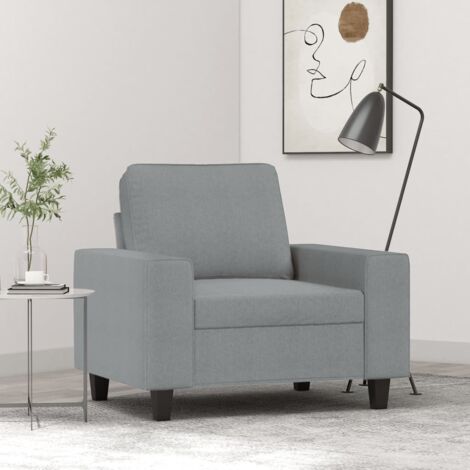 Fauteuil-Chaise de relaxation-Fauteuil Relax Gris clair 60 cm Tissu 101320 (1/5)