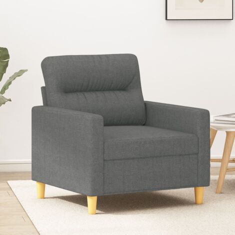 Fauteuil-Chaise de relaxation-Fauteuil Relax Gris foncé 60 cm Tissu 786029 (1/5)
