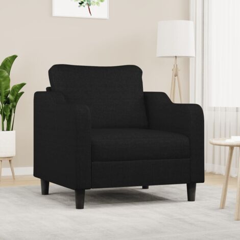 Fauteuil-Chaise de relaxation-Fauteuil Relax Noir 60 cm Tissu 245819 (1/5)