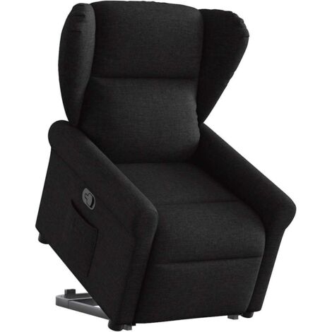 Fauteuil inclinable-Chaise de relaxation-Fauteuil Relax noir tissu 188272 (1/5)