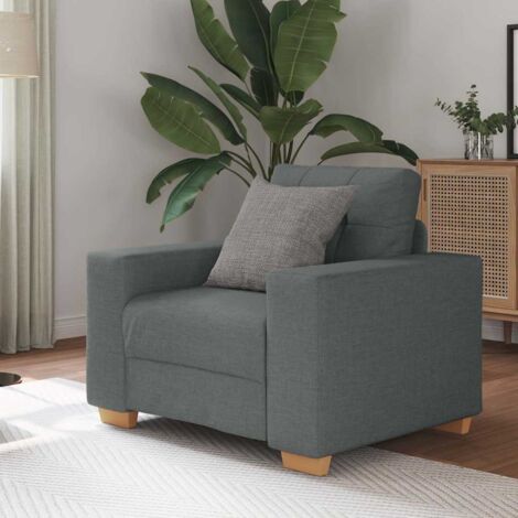 Fauteuil-Chaise de relaxation-Fauteuil Relax Gris foncé 60 cm Tissu 619183 (1/5)