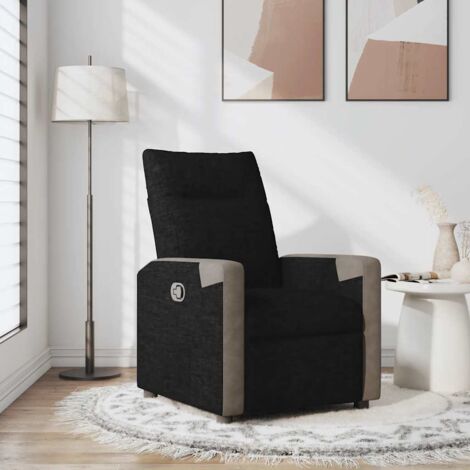 Fauteuil inclinable-Chaise de relaxation-Fauteuil Relax Noir Tissu 558180 (1/5)