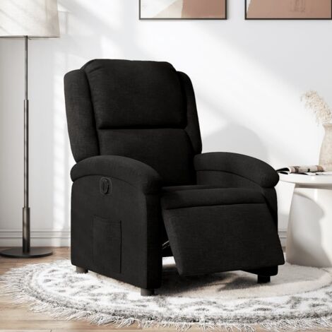 Fauteuil inclinable électrique-Chaise de relaxation-Fauteuil Relax Noir Tissu 530568 (1/5)