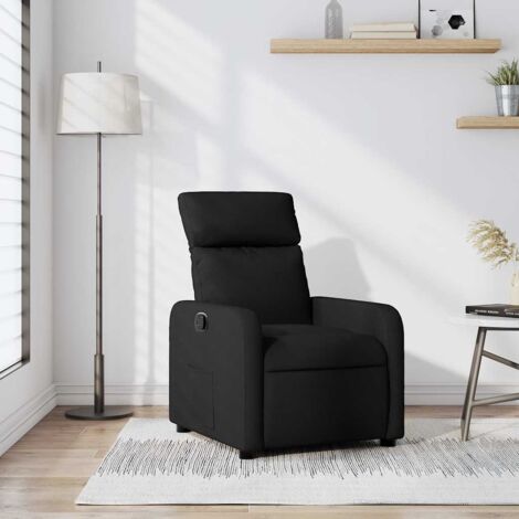 Fauteuil inclinable-Chaise de relaxation-Fauteuil Relax Noir Tissu 852827 (1/5)