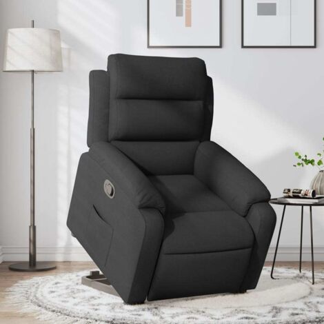 Fauteuil inclinable-Chaise de relaxation-Fauteuil Relax noir tissu 871935 (1/5)