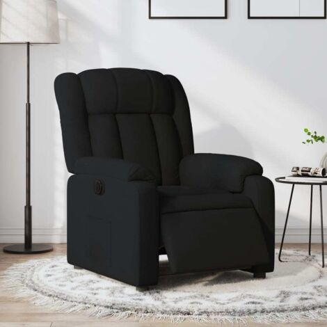 Fauteuil inclinable électrique-Chaise de relaxation-Fauteuil Relax Noir Tissu 718372 (1/5)