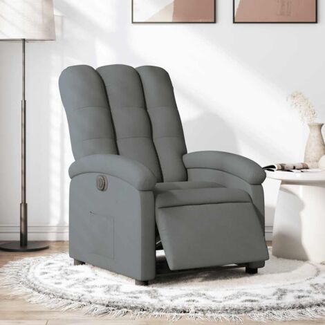 Fauteuil inclinable électrique-Chaise de relaxation-Fauteuil Relax Gris foncé Tissu 120450 (1/5)