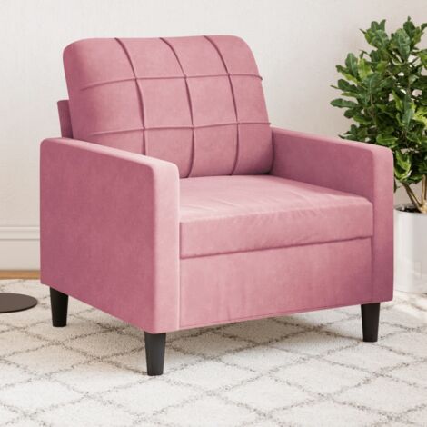 Fauteuil-Chaise de relaxation-Fauteuil Relax Rose 60 cm Velours 846869 (1/5)