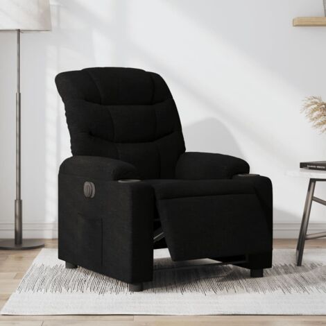 Fauteuil inclinable électrique-Chaise de relaxation-Fauteuil Relax Noir Tissu 977742 (1/5)
