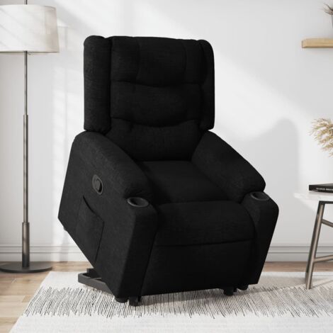 Fauteuil inclinable-Chaise de relaxation-Fauteuil Relax noir tissu 355244 (1/5)