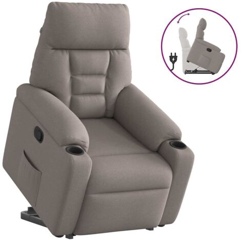 Fauteuil inclinable-Chaise de relaxation-Fauteuil Relax taupe tissu 334021 (1/5)