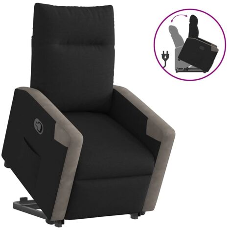 Fauteuil inclinable-Chaise de relaxation-Fauteuil Relax noir tissu 997261 (1/5)