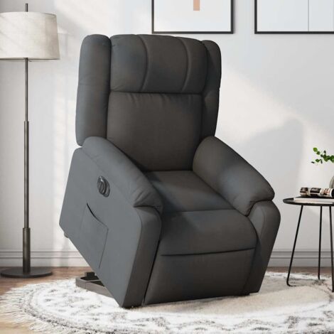 Fauteuil inclinable électrique-Chaise de relaxation-Fauteuil Relax gris foncé tissu 290348 (1/5)