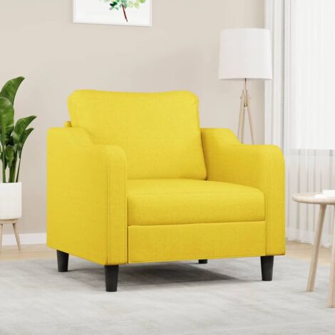 Fauteuil-Chaise de relaxation-Fauteuil Relax Jaune clair 60 cm Tissu 119058 (1/5)