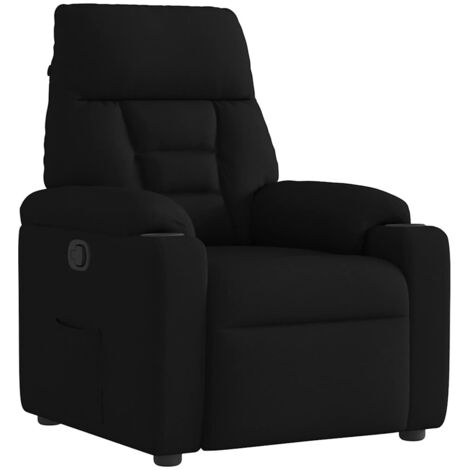 Fauteuil inclinable-Chaise de relaxation-Fauteuil Relax Noir Tissu 120425 (1/5)