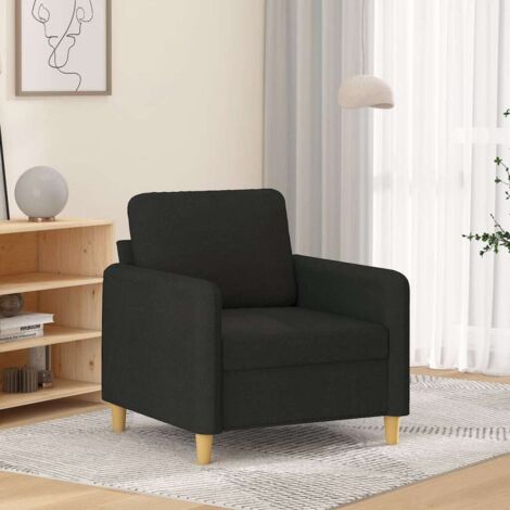 Fauteuil-Chaise de relaxation-Fauteuil Relax Noir 60 cm Tissu 290007 (1/5)