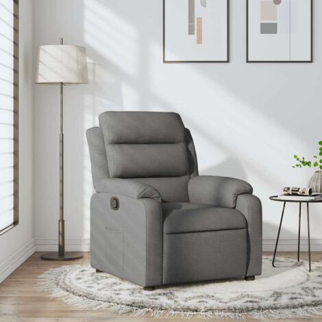 Fauteuil inclinable-Chaise de relaxation-Fauteuil Relax Gris foncé Tissu 646617 (1/5)