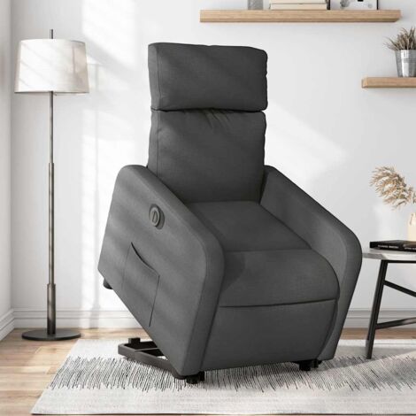 Fauteuil inclinable électrique-Chaise de relaxation-Fauteuil Relax gris foncé tissu 373557 (1/5)