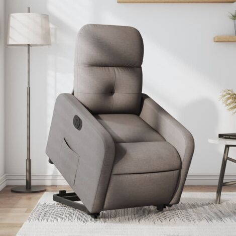 Fauteuil inclinable électrique-Chaise de relaxation-Fauteuil Relax taupe tissu 681691 (1/5)