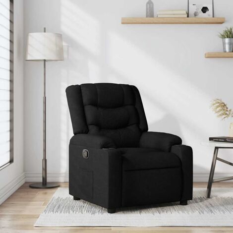 Fauteuil inclinable-Chaise de relaxation-Fauteuil Relax Noir Tissu 477246 (1/5)