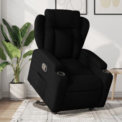 Fauteuil inclinable-Chaise de relaxation-Fauteuil Relax noir tissu 482743 (1/5)