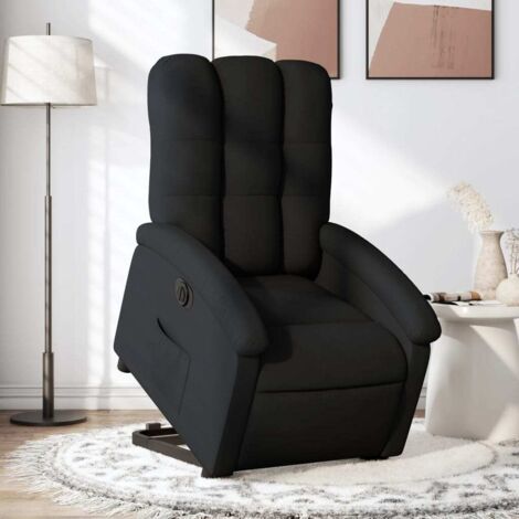 Fauteuil inclinable électrique-Chaise de relaxation-Fauteuil Relax noir tissu 757390 (1/5)