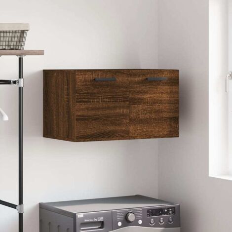 Armoire murale-Armoire suspendue-Meuble de rangement Chêne marron 60x36,5x35 cm Bois d'ingénierie 639509 (1/5)