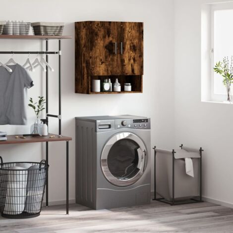 Armoire suspendue Sonoma gris 35x34x90 cm Bois d'ingénierie - Armoire