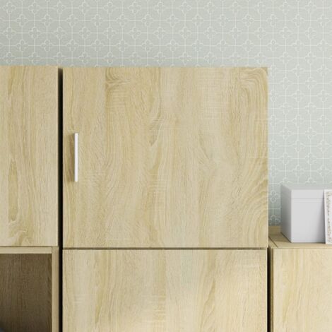 Armoire murale-Armoire suspendue-Meuble de rangement chêne sonoma 45x42,5x40 cm bois d'ingénierie 812321 (1/5)
