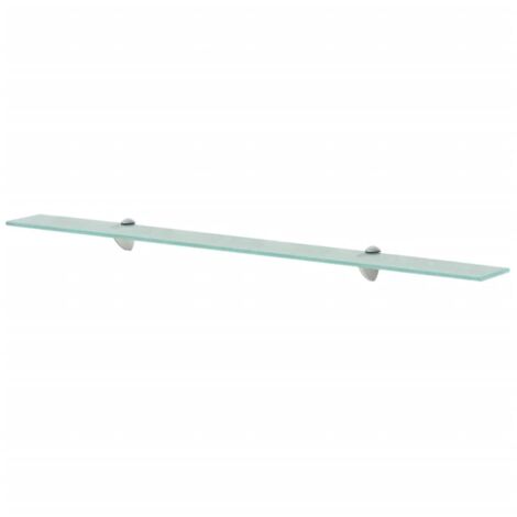 Étagère murale en verre-Étagère flottante-Étagère de rangement suspendue 100 x 20 cm 8 mm 162737 (1/4)