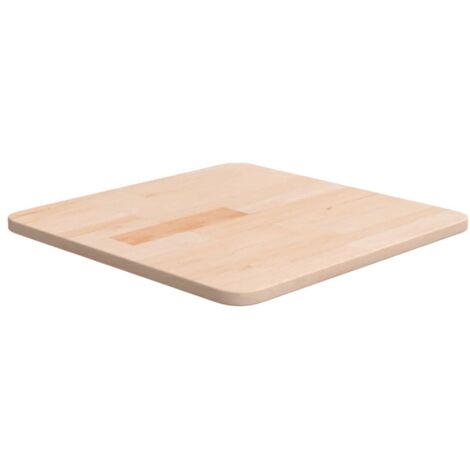 Dessus de table-Plateau de Table de Remplacement carré 40x40x1,5 cm Bois chêne massif non traité 658759 (1/4)