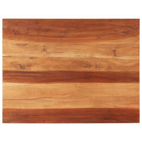 Dessus de table-Plateau de Table de Remplacement bois massif d'acacia 25-27 mm 70x90 cm 762872 (1/5)