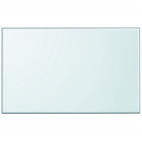 Dessus de table-Plateau de Table de Remplacement rectangulaire en verre trempé 1000 x 620 mm 787038 (1/4)