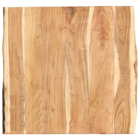 Dessus de table-Plateau de Table de Remplacement Bois d'acacia massif 58x(50-60)x3,8 cm 305261 (1/5)