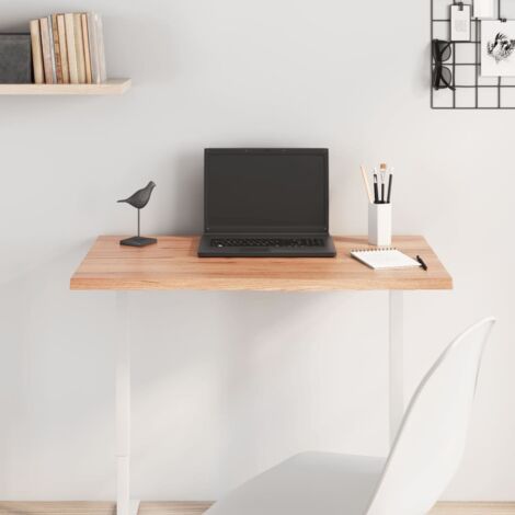 Dessus de table-Plateau de Table de Remplacement marron clair 80x40x2 cm bois chêne traité 479089 (1/5)