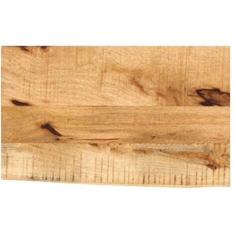 Dessus de table-Plateau de Table de Remplacement 50x20x3,8 cm bord vif bois massif manguier brut 489868 (1/5)