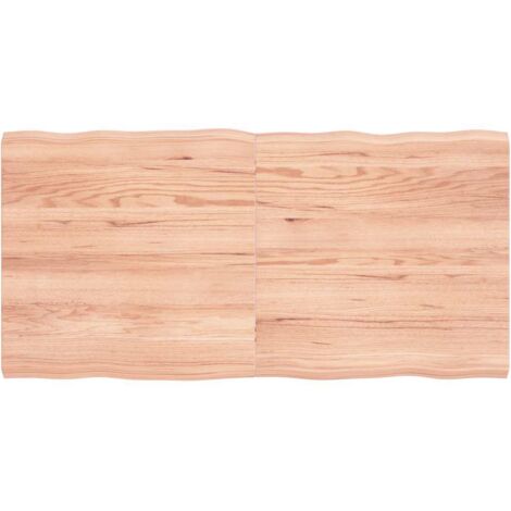 Dessus de table-Plateau de Table de Remplacement bois massif traité bordure assortie 972395 (1/5)