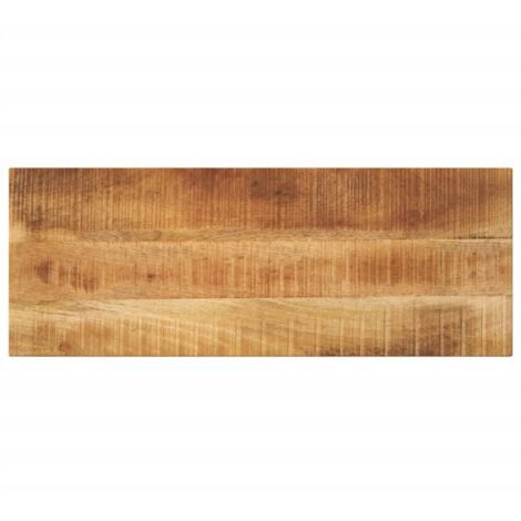 Dessus de table-Plateau de Table de Remplacement rectangulaire bois massif de manguier brut 970339 (1/5)