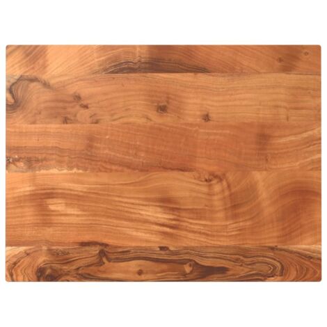 Dessus de table-Plateau de Table de Remplacement 70x50x3,8 cm rectangulaire bois massif d'acacia 610536 (1/5)