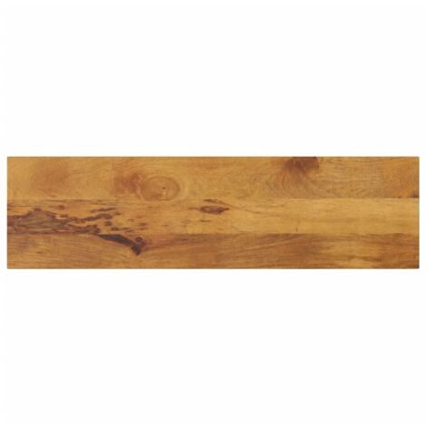 Dessus de table-Plateau de Table de Remplacement 100x40x2,5cm rectangulaire bois massif manguier 685676 (1/5)