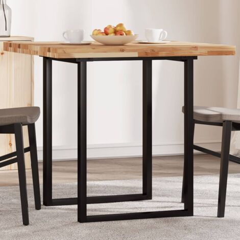 Dessus de table-Plateau de Table de Remplacement carré 80x80x4 cm bois massif d'acacia 129499 (1/5)