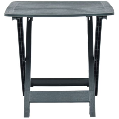 Table pliable de jardin-Table à Manger-Table d'extérieur Vert 79x72x70 ...