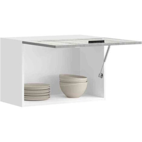 Armoire murale de cuisine Porto-Meuble de cuisine-Armoire suspendue de rangement sonoma gris bois d'ingénierie 534969 (1/5)