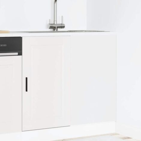 Armoire de cuisine-Meuble de cuisine-Armoire de rangement Porto blanc bois d'ingénierie 777702 (1/5)