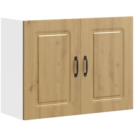 Armoire murale cuisine-Meuble de cuisine-Armoire de rangement Kalmar chêne artisanal bois d'ingénierie 938740 (1/5)