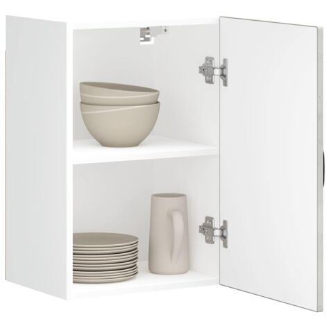Armoire murale de cuisine Kalmar-Meuble de cuisine murale-Meuble suspendu de rangement gris béton bois d'ingénierie 380817 (1/5)