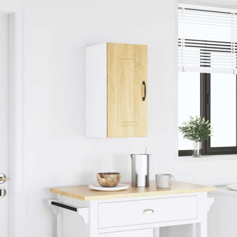 Armoire murale de cuisine Kalmar-Meuble de cuisine murale-Meuble suspendu de rangement chêne sonoma bois d'ingénierie 685315 (1/5)
