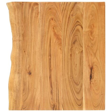 Dessus de meuble-lavabo de salle de bain-Meuble de salle de bain Acacia 80x52x3,8 cm 277128