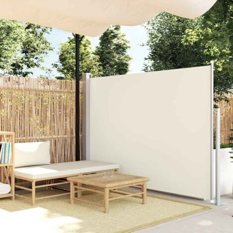 Auvent latéral de patio-Store latéral de balcon 160x300 cm Couleur crème 425230 (1/5)